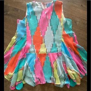 CeCe multi-color sleeveless top
